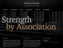 Tablet Screenshot of pensionlawyers.co.za
